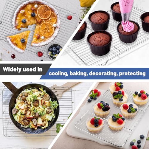 Cooling Rack 16.6” x 11.45” Stainless Steel Wire Baking Rack
