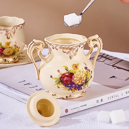 Ceramic Sugar and Creamer Set