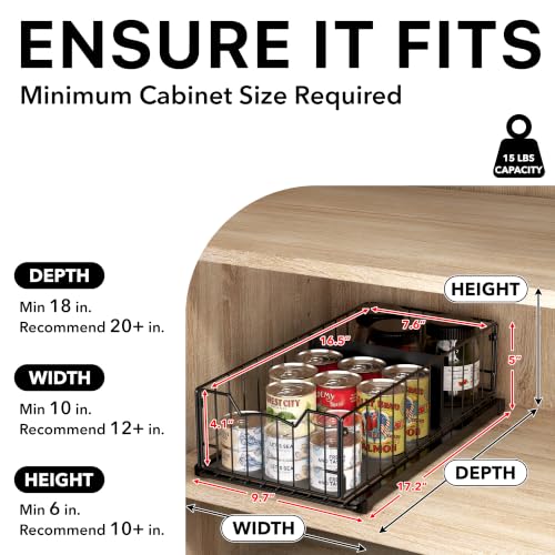 Pull Out Cabinet Sliding Basket