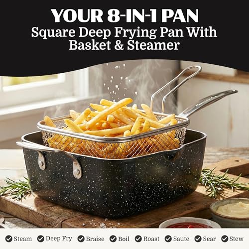 Ceraluxe 20Pc Pots and Pans Set Non Stick Ceramic Cookware Set