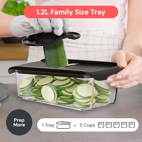 Pro Mandoline Vegetable Slicer & Grater with Container