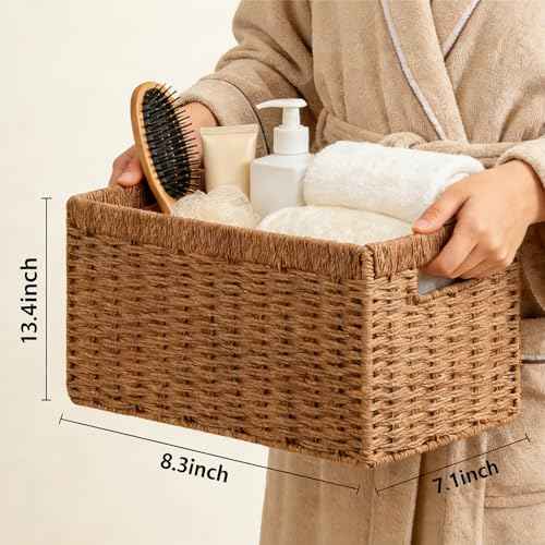 4 Pack Wicker Basket (4 Count)