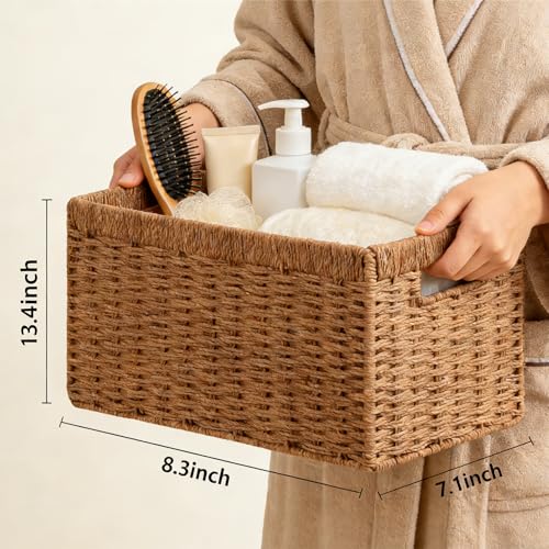 2 Pack Wicker Basket (2 Count)