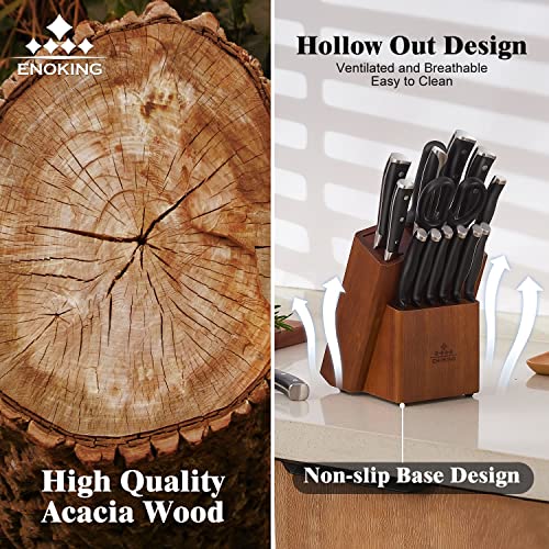 15 Slots Universal Knife Block (15 Count)