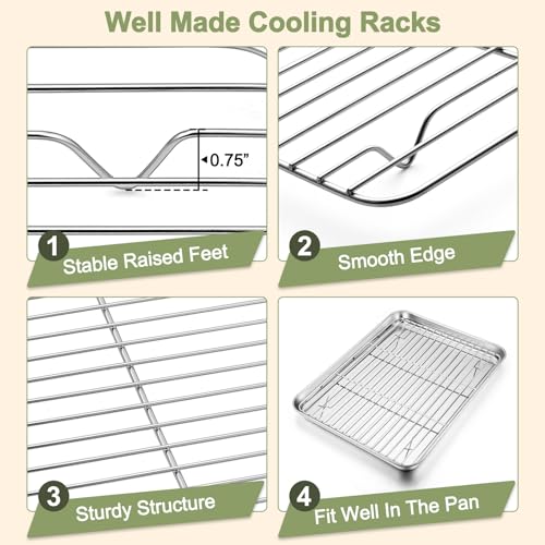 Baking Sheet with Rack Set