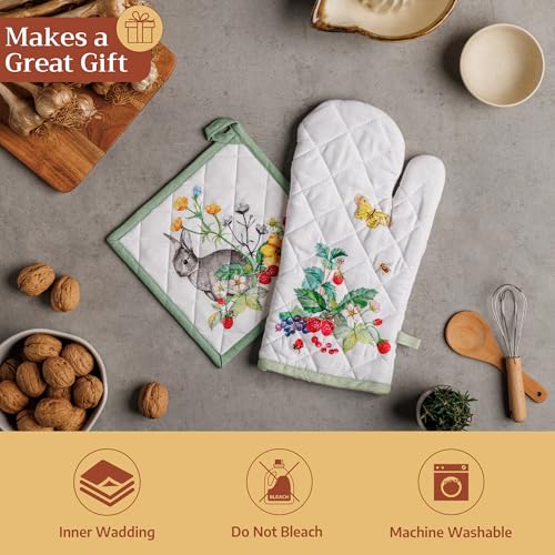 Maison d'Hermine Oven Gloves 100% Cotton Oven Mitt