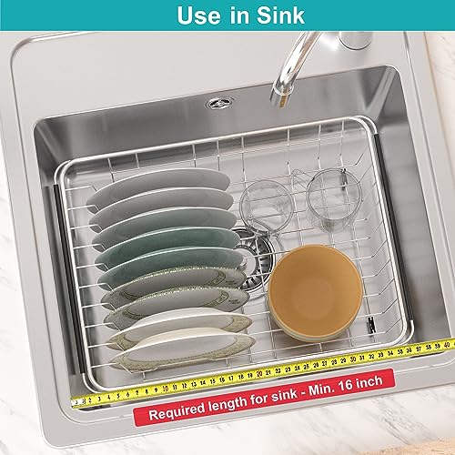 Expandable Multifunctional Dish Drying Rack