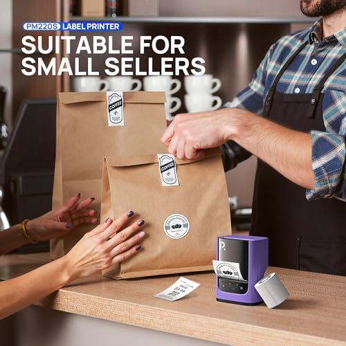 PM220S Label Maker Machine with Tape