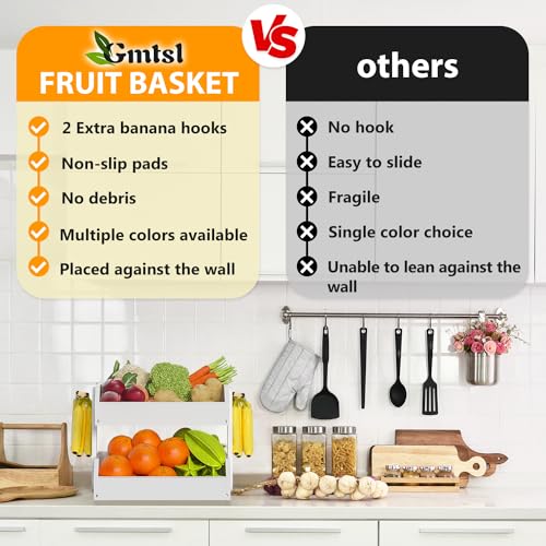 Bamboo Fruit Basket for Kitchen