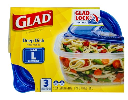 GladWare Deep Dish Food Storage Containers (3 Count)