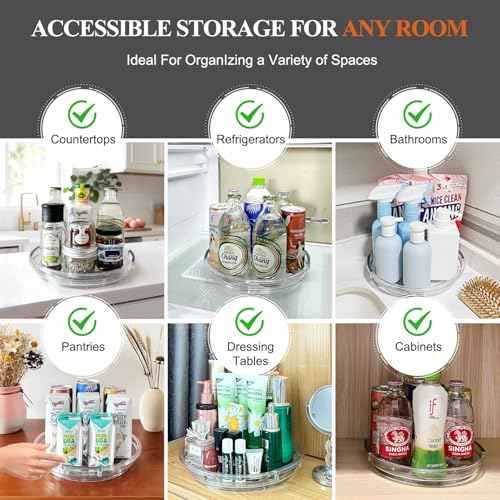 4 Pack Lazy Susan (4 Count)