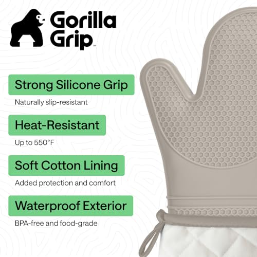 Silicone Oven Mitts (2 Count)
