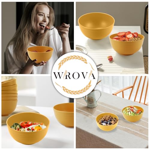 Wheat Straw Bowl Set of 8