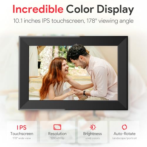 10.1 Inch Digital Picture Frame with 32GB Storage