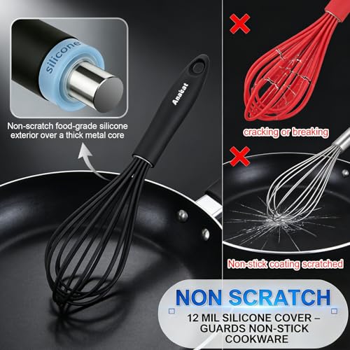 Silicone Kitchen Whisk Set of 4 (4 Count)