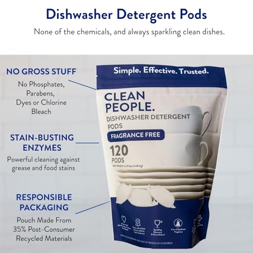 Clean People Dishwasher Pods (120 Count)