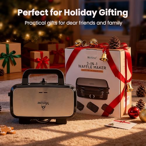 Waffle Maker with Removable Plates