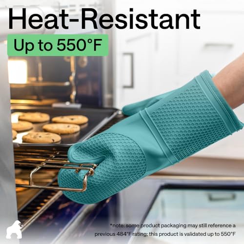 Silicone Oven Mitts (2 Count)