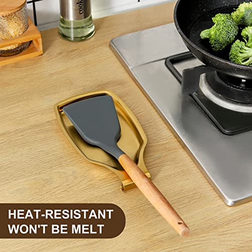 Gold Spoon Rest For Stove up