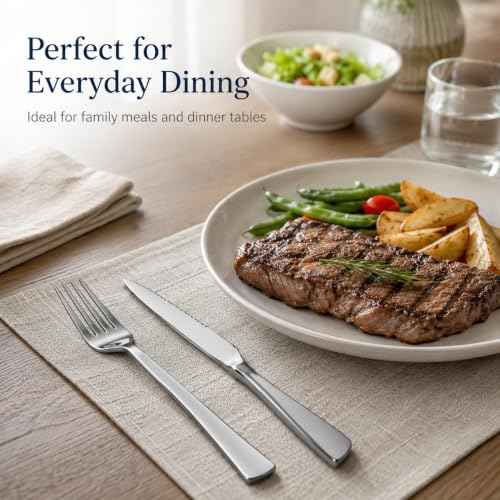 20 Piece Steak Knife and Fork Set for 10