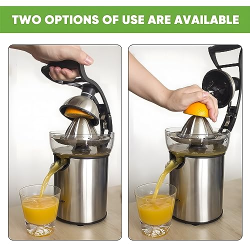 Electric Citrus Juicer Squeezer Stainless Steel