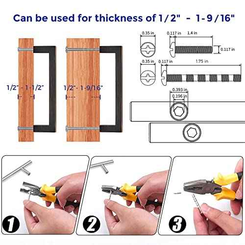 Oil Rubbed Bronze Cabinet Handles Cabinet Pulls 3 (5 Count)