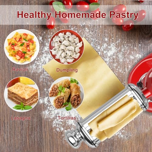 Pasta Roller for Kitchenaid Stand Mixer