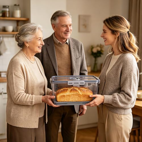 Bread Box Bread Boxes for Kitchen Counter Airtight