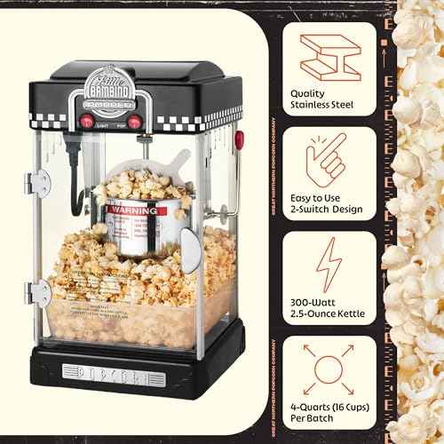 Popcorn Little Bambino 2.5oz Popcorn Machine