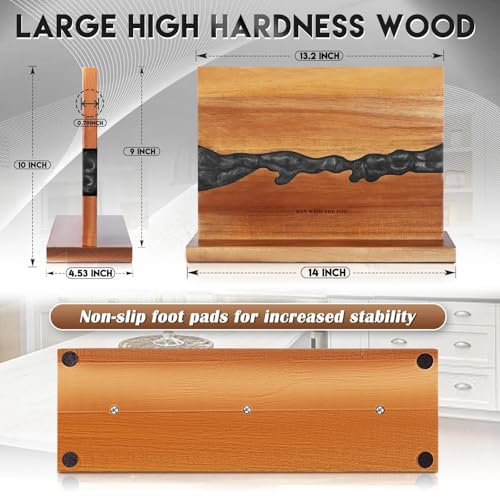 Double Sided Countertop Magnetic Knife Block 14 x 10"