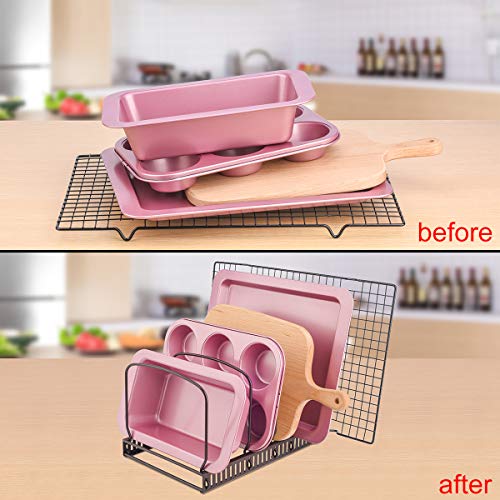 10+ Bakeware Organizer Rack for Kitchen Bakeware