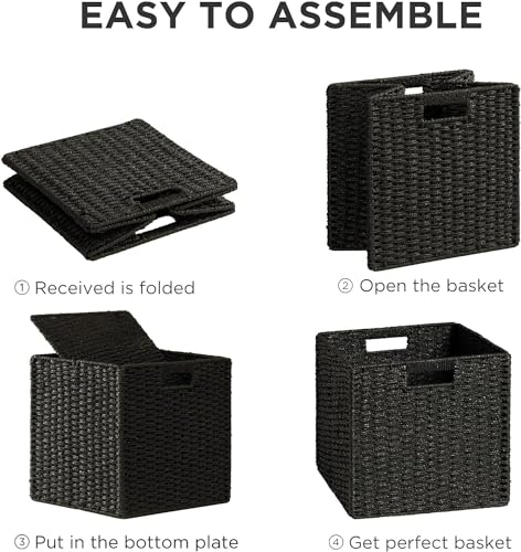 4 Pack Wicker Basket (4 Count)