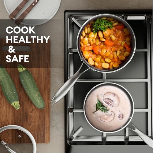 Stainless Steel Saucepan with Lid
