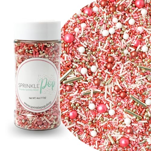 Vintage Rose Gold Sprinkle Mix (4 Ounce)