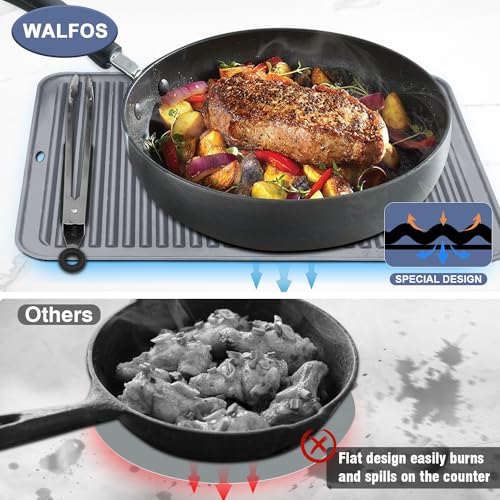 Large Silicone Trivet 16x12 Inch (2 Count)
