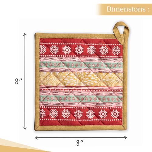 Pot Holders 100% Cotton Potholders (2 Count)
