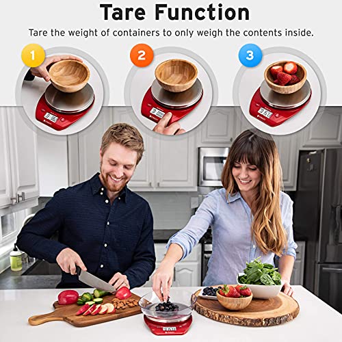 Food Kitchen Scale with Bowl