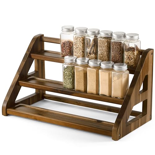 Acacia Wood Spice Rack