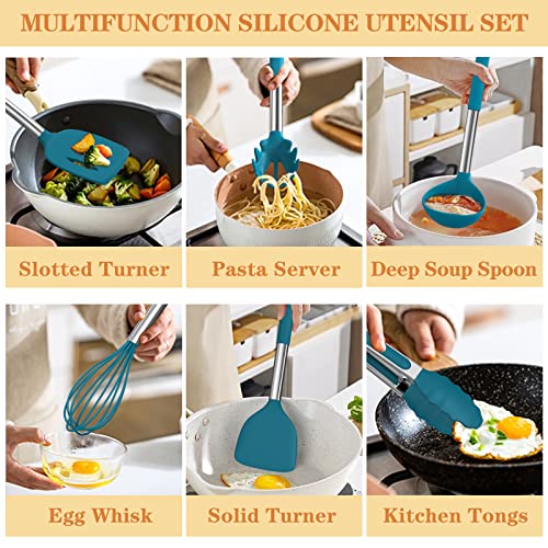 Silicone Kitchen Utensils Set (43 Count)