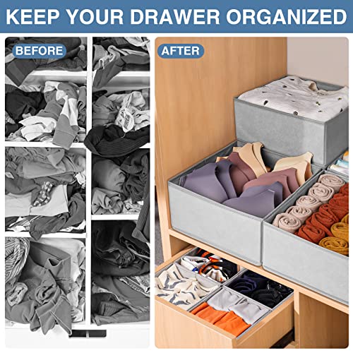 Drawer Organizer Clothes 24 Pack (24 Count)