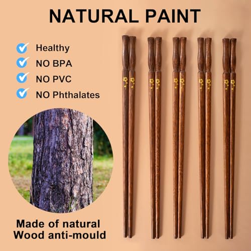 5 Pairs Chopsticks Set (5 Count)
