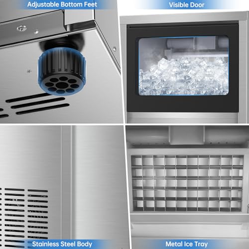 150 lbs Commercial Ice Maker Undercounter Built