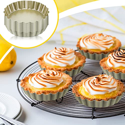 16 Pcs Mini Tart Pans for Baking