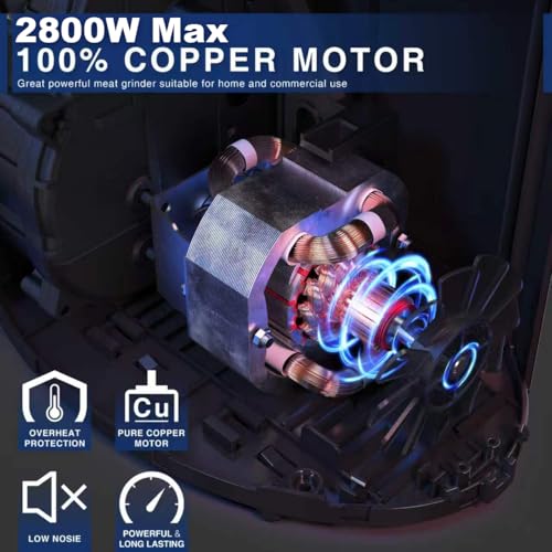 Meat Grinder 2800W Max Meat Grinder Electric