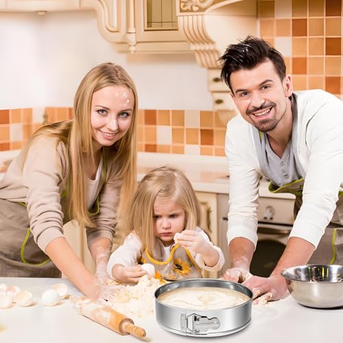 9 Inch Springform Pan 304 Stainless Steel Nonstick Springform Cake Pan with Removable Bottom