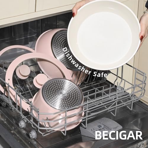23pcs Ceramic Pots and Pans Set