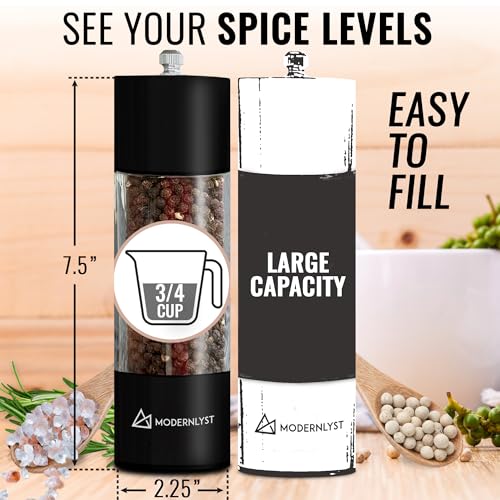 Manual Salt and Pepper Grinder Set of 2 (2 Count)