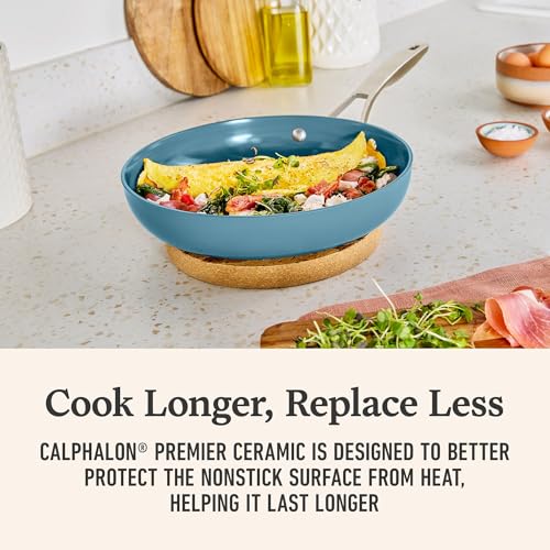 Premier Ceramic Nonstick 8 inch and 10 inch Frying Pan Set