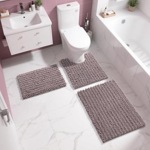 Bathroom Rugs Non Slip Washable 32x20 Inch (4.4444 Sq Ft)
