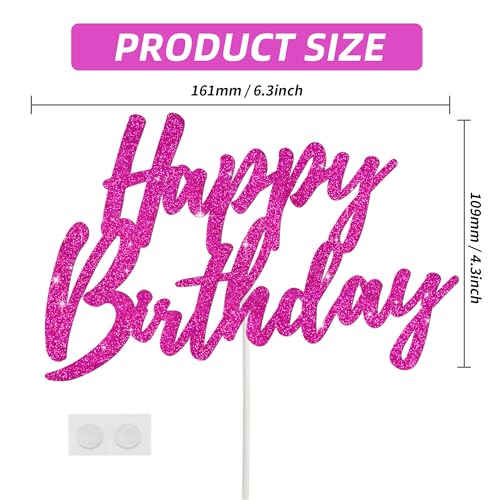 Happy Birthday Cake Topper